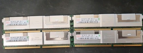 Hynix 1 GB DIMM DDR2 Memory (HYMP512F72BP8N3Y5) x4 (4GB Total) - Picture 2 of 3