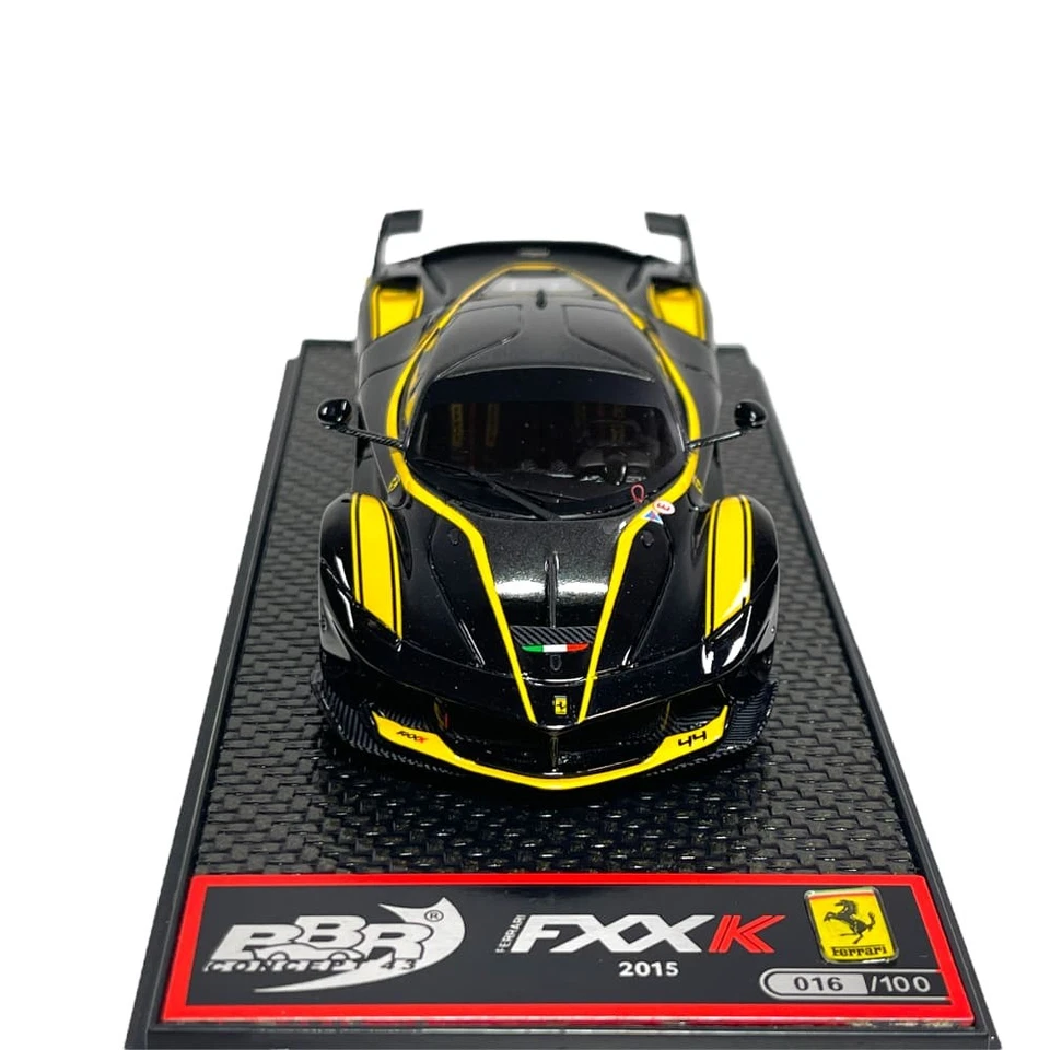 Modellino Auto BBR Models 1/43 Ferrari FXXK #44 Nero Stellato Limited Edition - Immagine 2 di 4