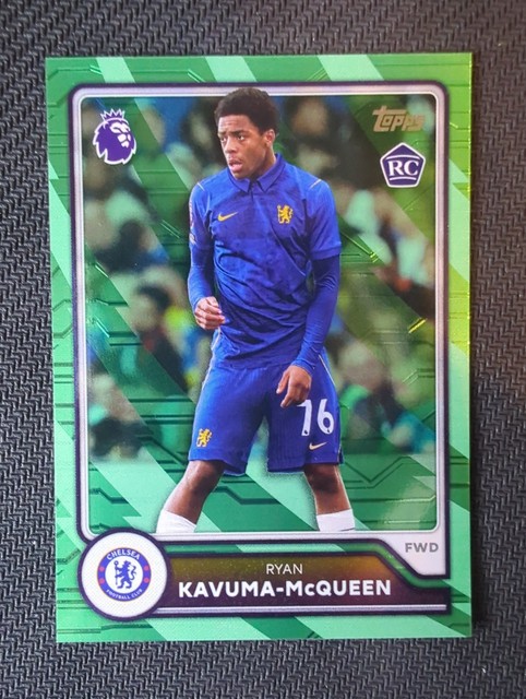 2026-27 Topps Flagship Premier League #102 Ryan Kavuma-Mcqueen Green Voltage RC