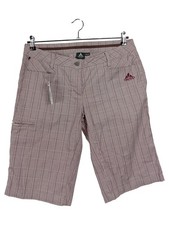 VAUDE Damen Radhose Shorts Outdoor Beige Kariert Gr. 40/M