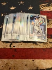 2025 Bowman Draft Chrome Baseball Sean Gamble 1st Refractor Lot Of 28