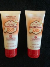 2 Old Spice Gentle Man's Total Body Deodorant, Vanilla  Shea, Two 3.0 oz Tubes