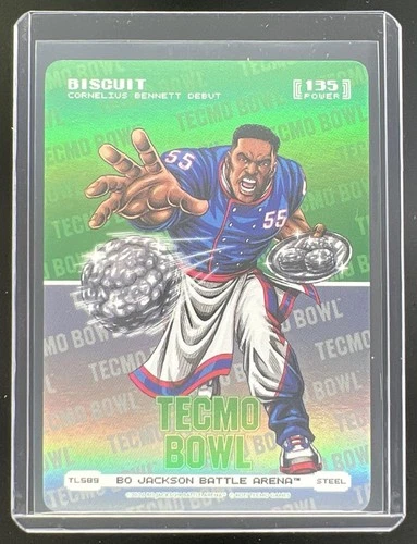 2026 Bo Jackson Battle Arena Tecmo Bowl Biscuit Debut Logofoil #TL589 SP