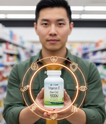 Vitamin E Capsule 1000 IU Per Serving - Premium Quality Fresh Stock Best Price