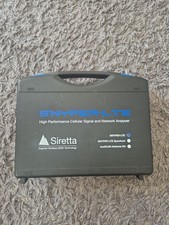 Siretta SNYPER-LTE+ Cellular Signal Analyser – Used / Tested, Case & Antennas
