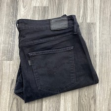 LEVI'S 721 High Rise Skinny Leg Stretch Black Denim Jeans Women's Size 32 Waist