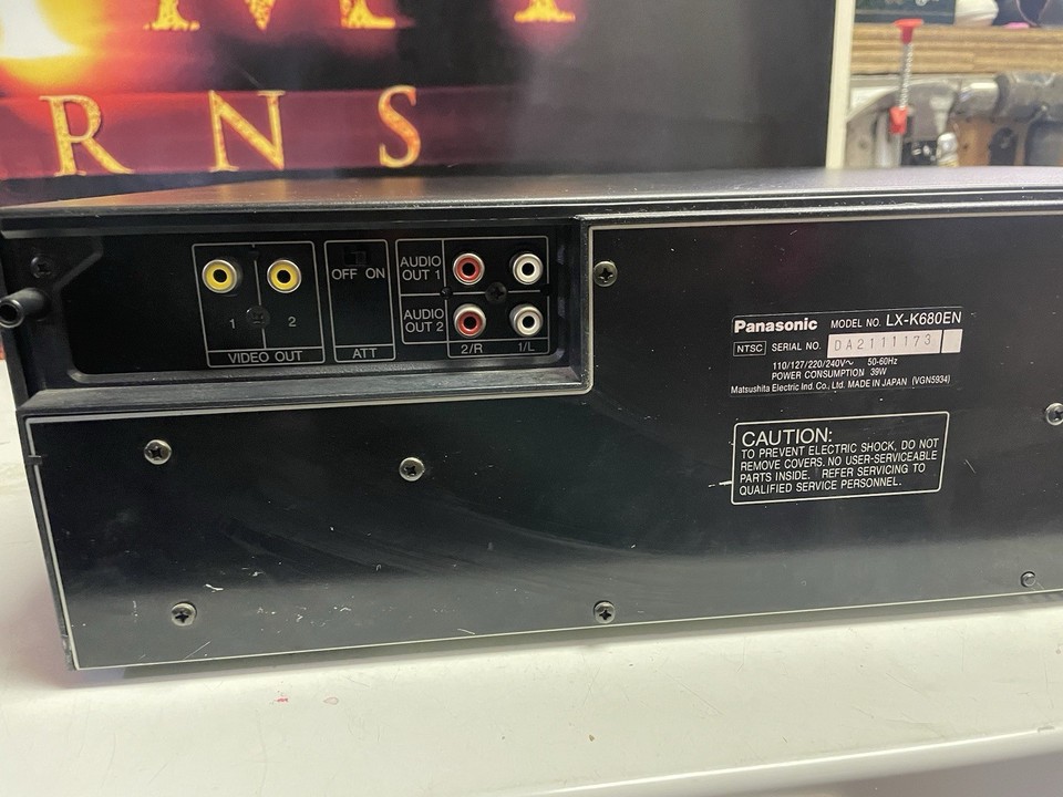 Panasonic - LX-V850 - LaserDisc / Lecteur de CD