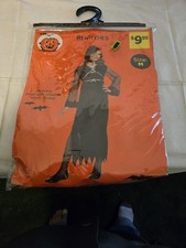 Halloween Costumes For Girls Bewitched Includes Dress, Hood, Choker Med NWT