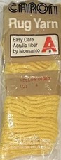  0108-3 Yellow - Caron Rug Yarn, Latch Hook, 320 pieces, acrylic