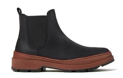 CAMPER Brutus Trek MICHELIN K300435-011 Schwarze Herren Chelsea Boot Leder