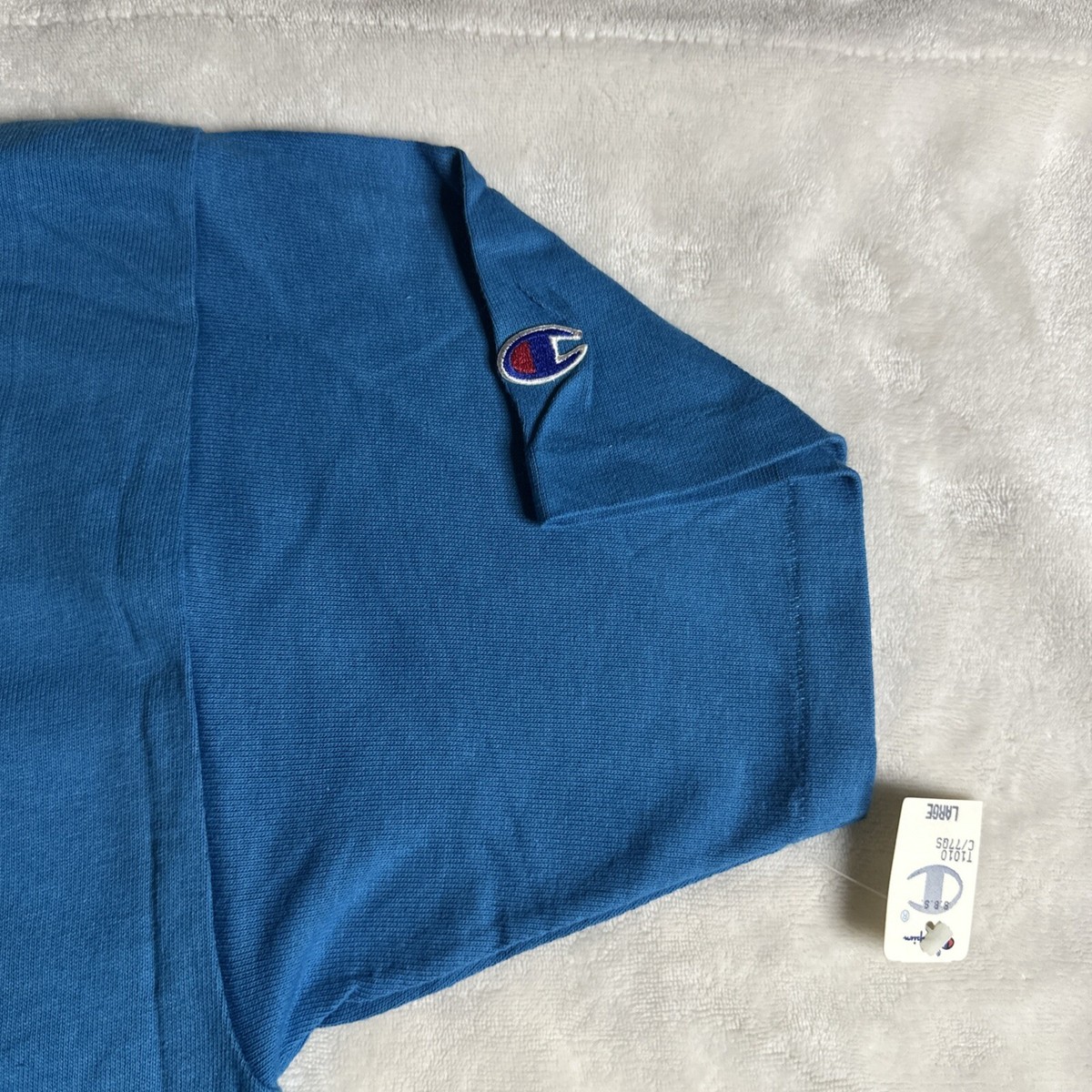 【夏だけsale!!!】80s USA製CHAMPION MICHIGAN M NWT Vintage 80s Champion Mens M Michigan State Blue Gym T