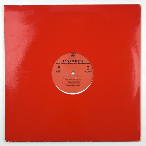 Three 6 Mafia - Most Known Unknown 2005 Vinyl 12” Unplayed Sampler Record NM