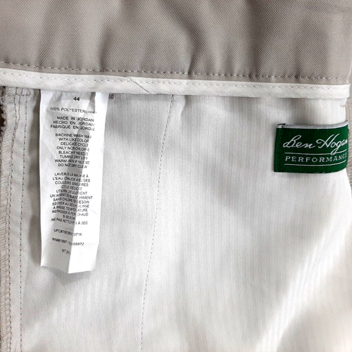 Ben Hogan Performance Men's Size 44 Ins 9.5" Shorts Tan Golf Active Flex Stretch - Picture 6 of 10