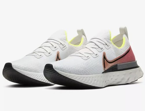 nike react infinity run platinum tint pink blast