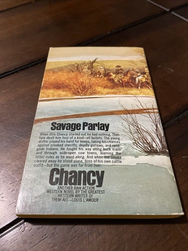 Chancy 1973 Paperback Book by Louis L'Amour - Picture 2 of 7