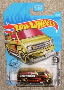 hot wheels custom 77 dodge van super chrome