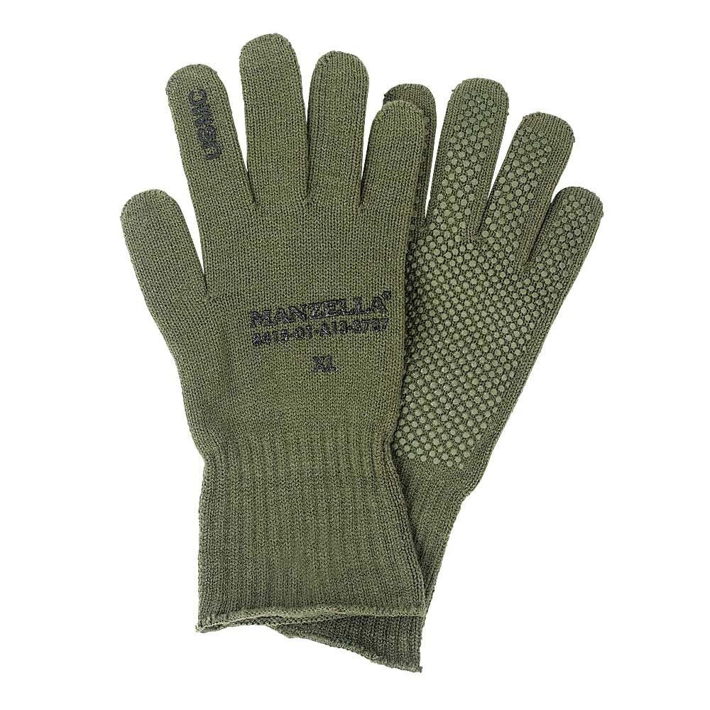 3-PACK USMC Grip Dot Gloves Size XL OD Green Manzella USGI