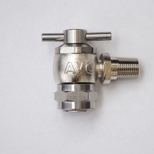 Air/Nitrogen Chuck Stainless Steel Shock Fill Tool Schrader Valves/Tank