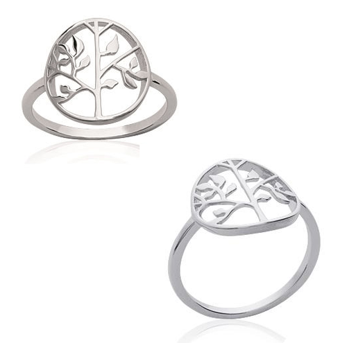 Anello Vichingo Runico Con Albero Della Vita, In Argento 925 Vintage | Regolabile Per Uomo E Donna