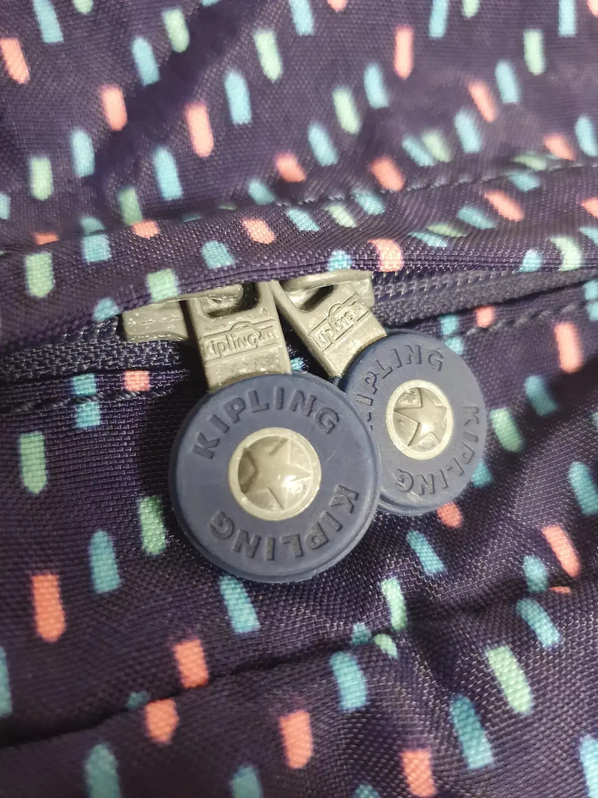 Kipling Backpack Purple Rain Small Backpack Navy - image 7