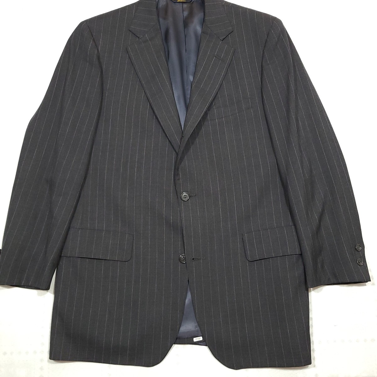Brooks Brothers 【MADE IN USA】スーツ 40R Brooks Brothers Brooksease Gray Pin Stripe Suit 40R 37x26
