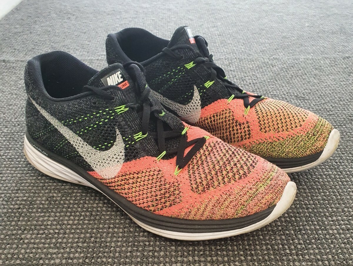 ?️MENS VINTAGE NIKE FLYKNIT LUNAR 3 RUNNING SHOE 698181  display picture 1