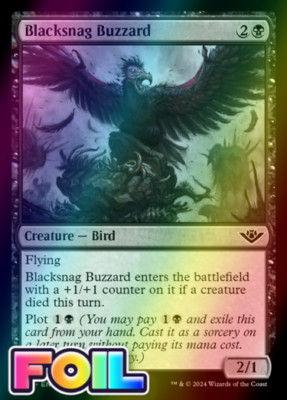 x1 Blacksnag Buzzard OTJ MTG 79 FOIL COMMON M/NM 1x