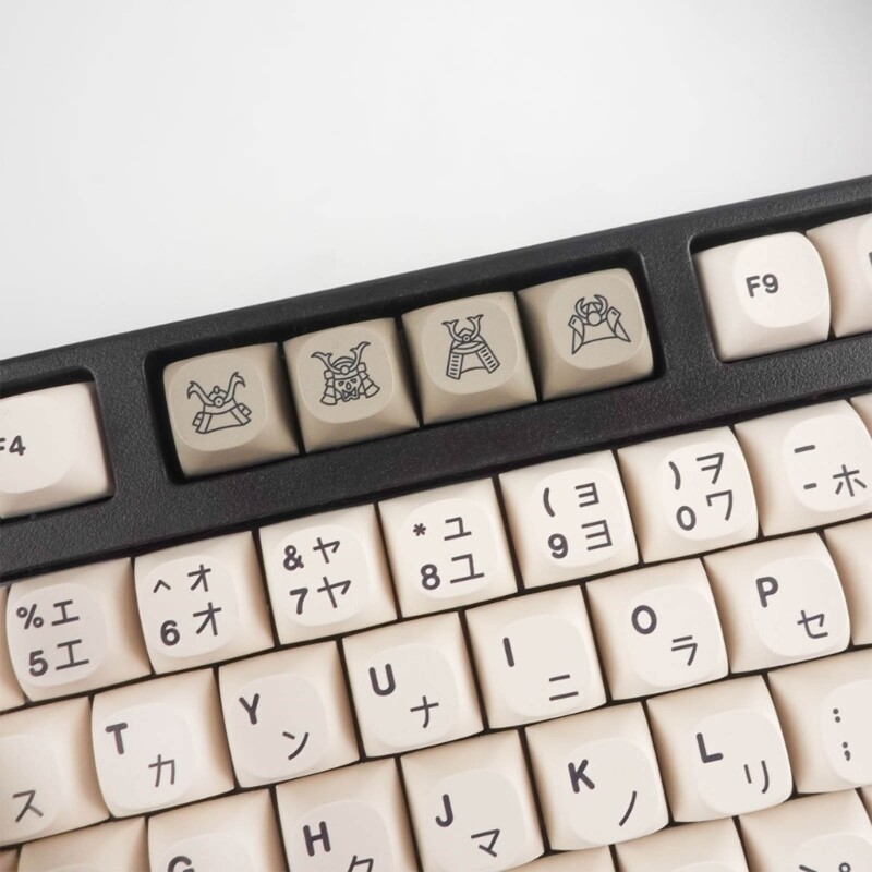 126Pcs Japanese Keys PBT Custom Dye Sublimation MA Profile Keycaps for MX Switch