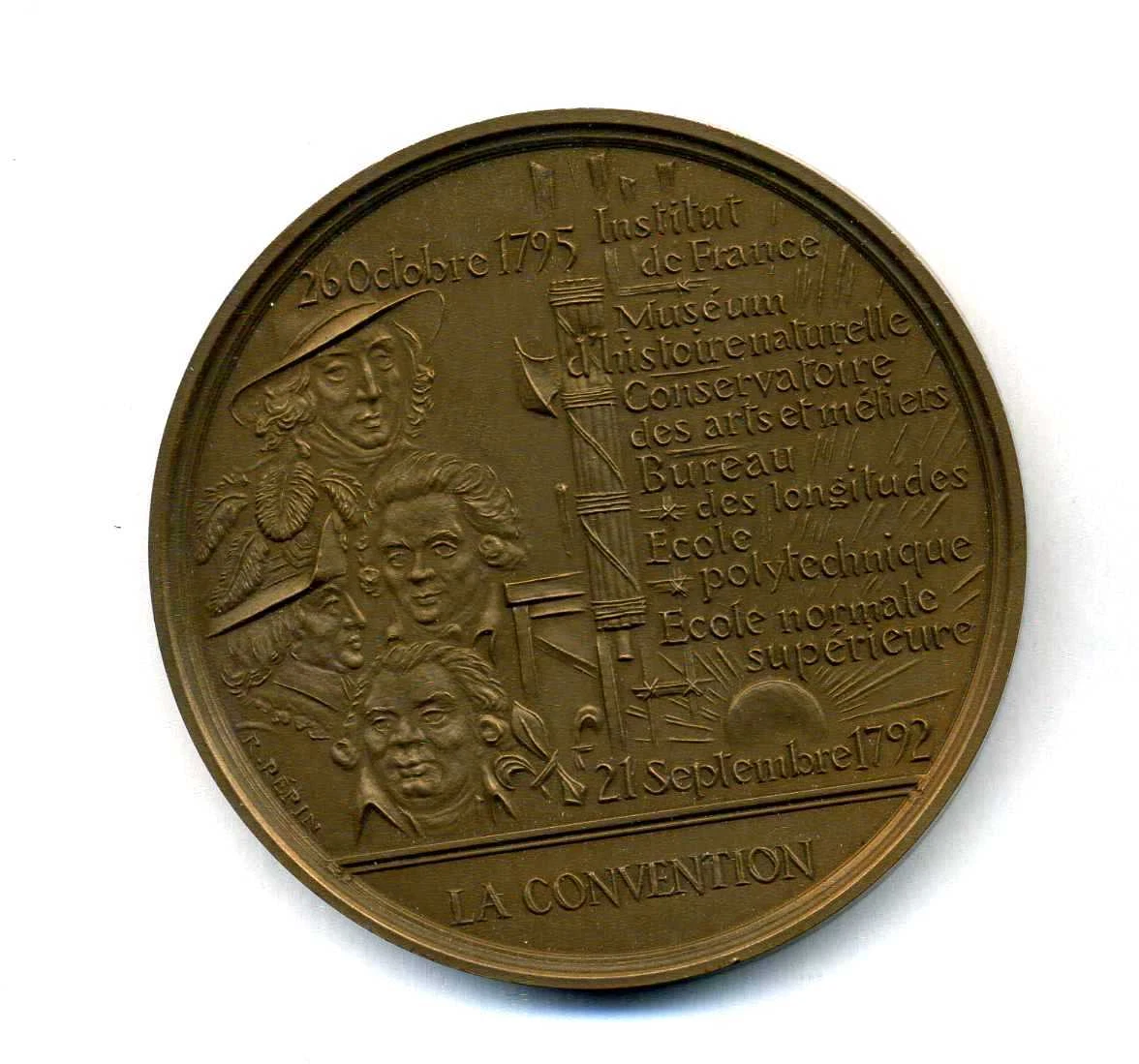 SUPERBE MÉDAILLE EN Argent 925 Du Bicentenaire De La Révolution