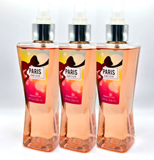 3 BATH BODY WORKS PARIS AMOUR FRAGRANCE MIST BODY SPRAY 8 FL OZ NEW