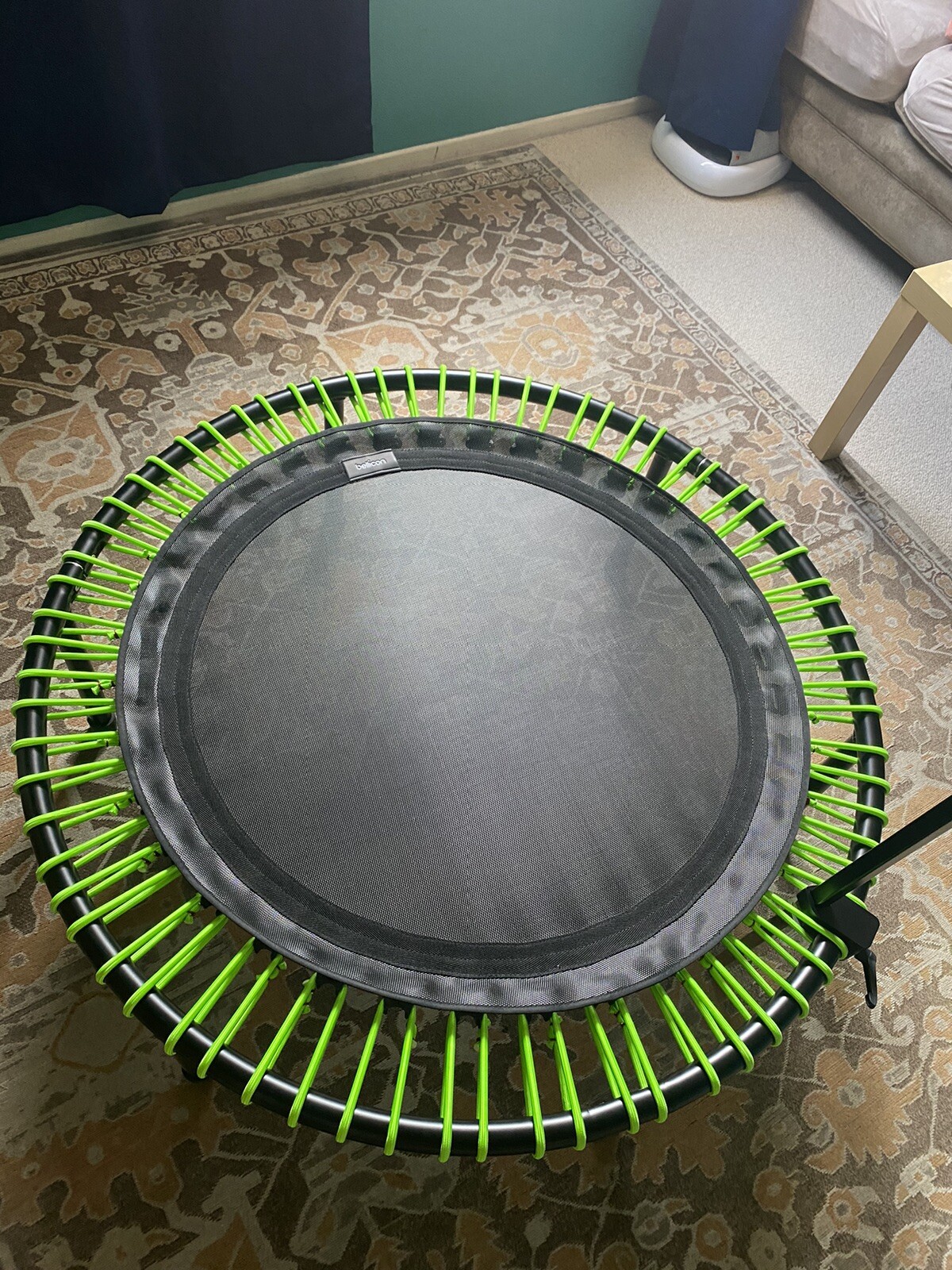 bellicon rebounder 44inch/folding With Detachable Tbar. Used Couple