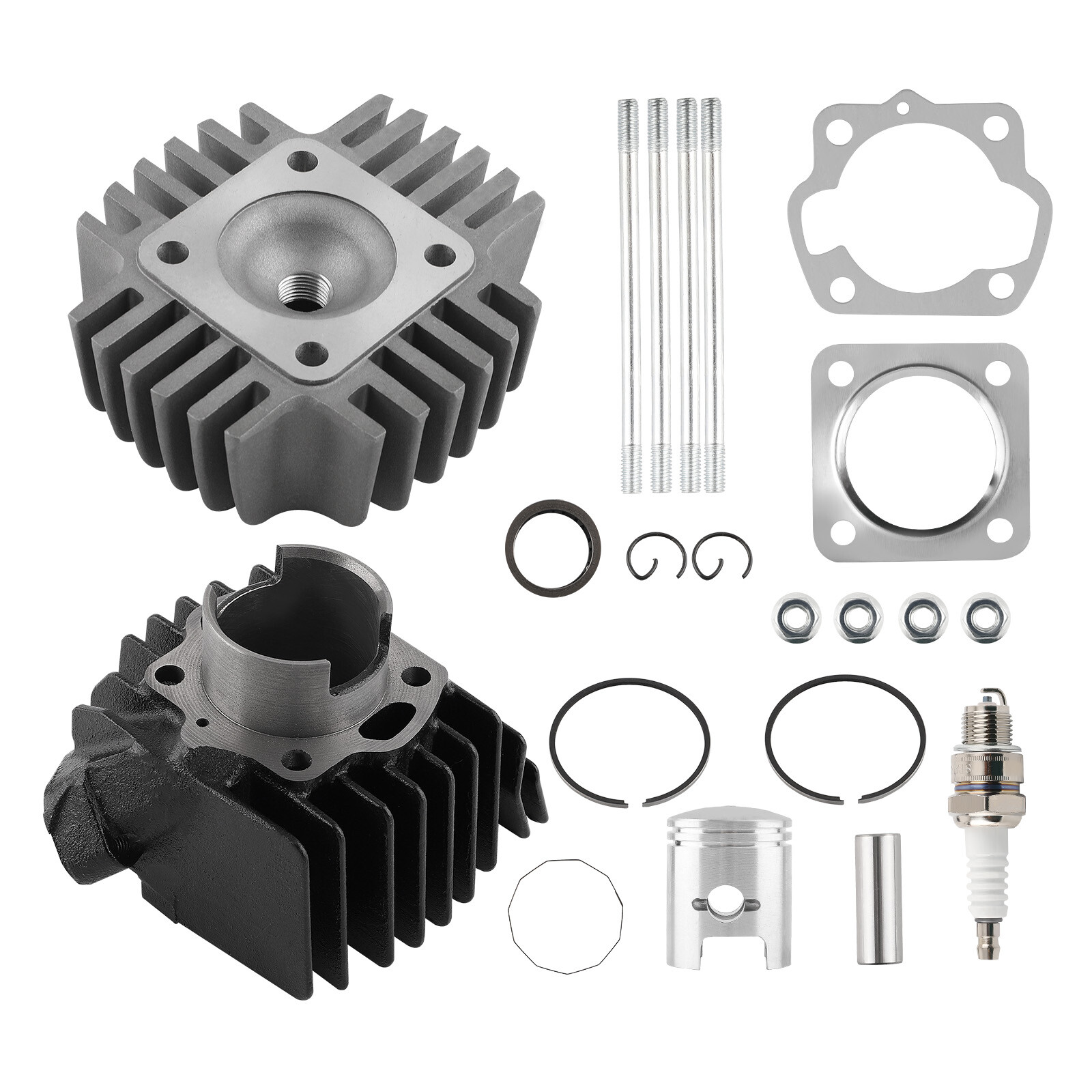 New Top End Cylinder Kit Piston Barrel Gasket Head Rings for Suzuki LT50 84-87
