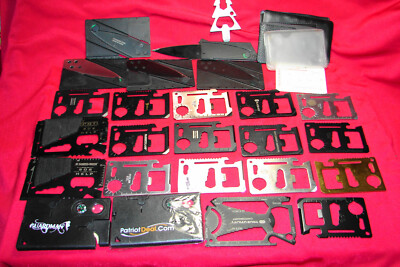 Wallet Multitool,20,Multipurpose Pocket Survival Tool.11+ Function Knife,Camping