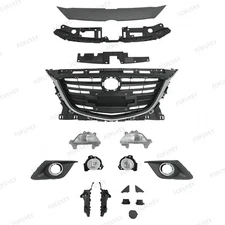 For Mazda3 Mazda 3 2014-16 Radiator Grille/Fog Light/Upper Panels/Bumper Bracket