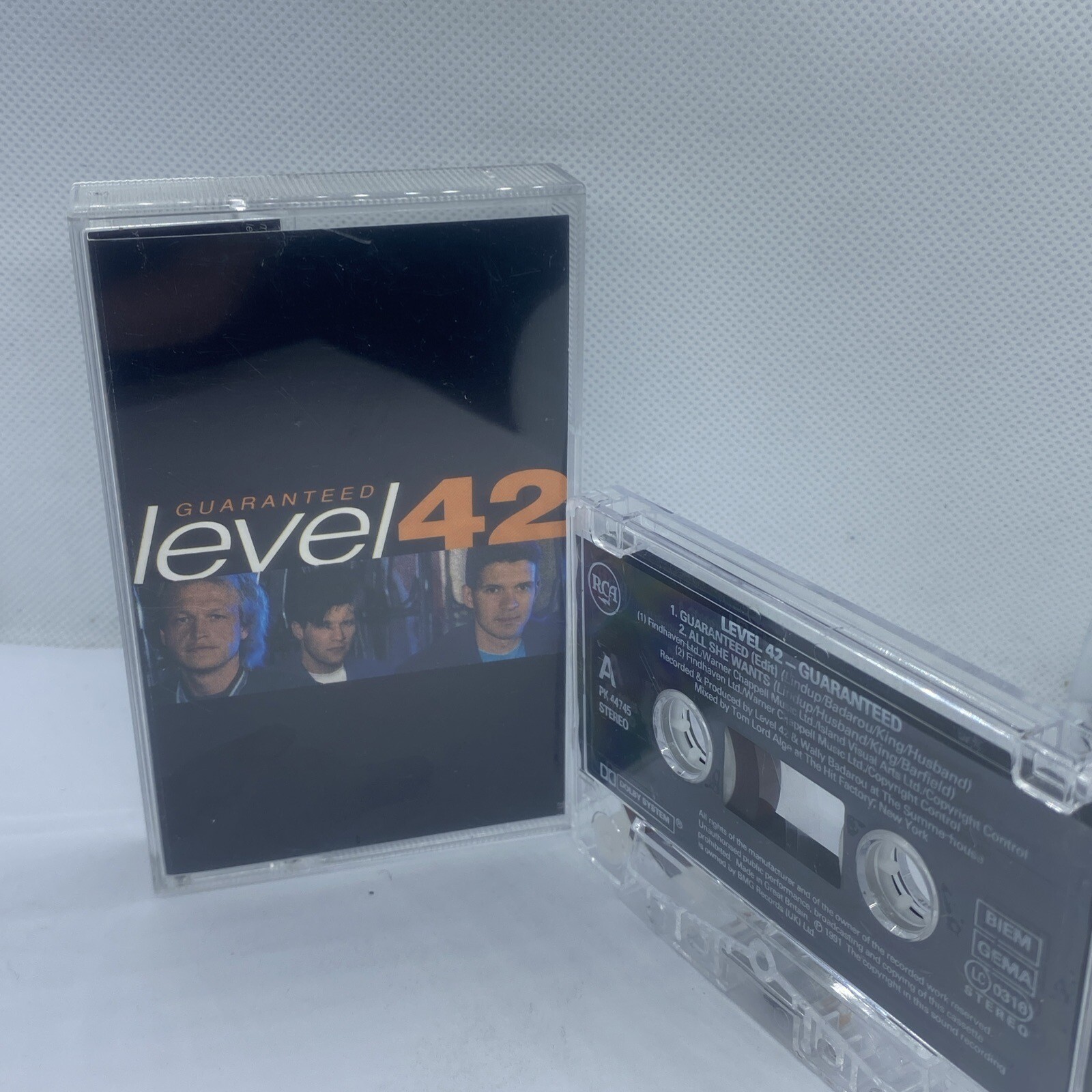 Level 42 Guaranteed cassette UK Rca 1991 cassette Tape
