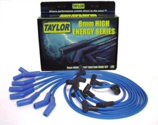 Taylor Cable Spark Plug Wire Set - HI-ENERGY CUSTOM 8 CYL BLUE