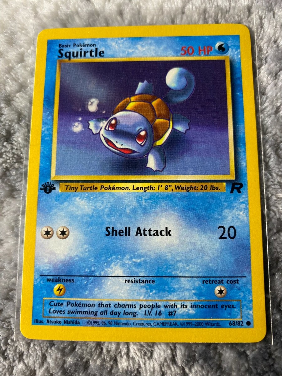 ORIGINAL 1ST EDITION SQUIRTLE POKEMON CARD | GREAT CONDITION
