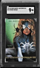 1993 Skybox Spider-Woman Marvel Masterpieces Card No#33 SGC Graded 9 Mint