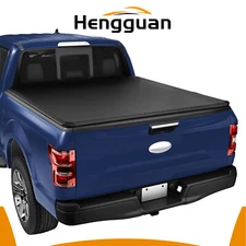 Roll Up 5.5FT Soft Tonneau Cover fit for Ford F150 Truck Bed Cover 2004-2014