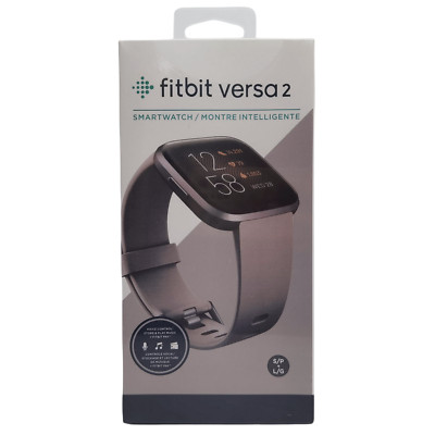 New Fitbit Versa 2 Health & Fitness Smartwatch Activity Tracker Gray