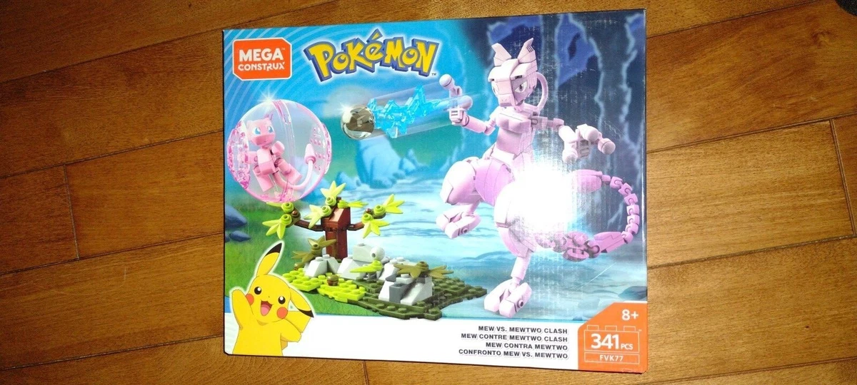 Mega Construx Pokemon MEW vs MEWTWO Clash 341 pcs Bloks GFV77 NEW