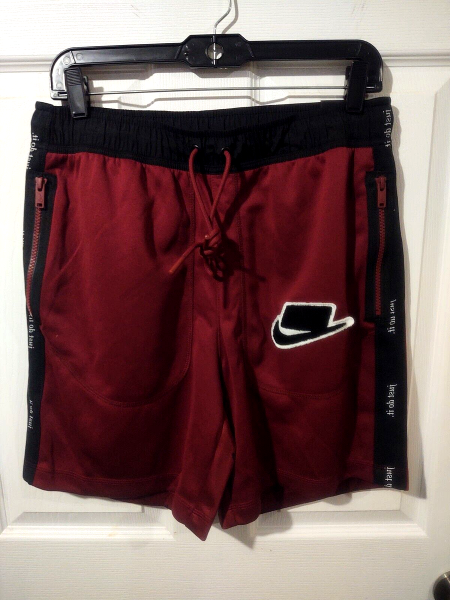 maroon shorts nike