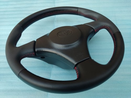 JDM TOYOTA JZA80 SUPRA AE111 LEVIN AE101 MR2 SPRINTER LEATHER STEERING WHEEL!!! - Picture 11 of 11