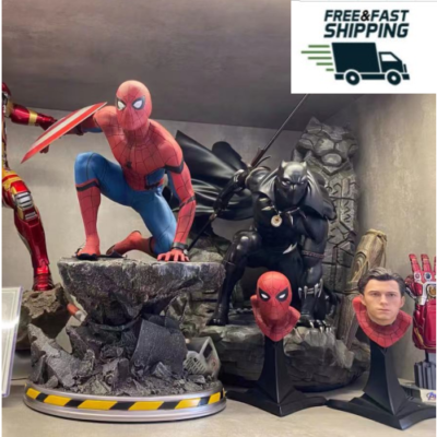 Queen Studio Spider Man 1/4 Scale GK Resin Painted Statue Model In