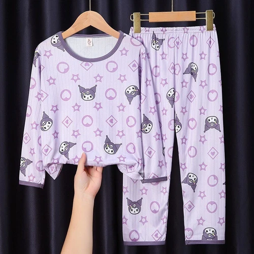 Cinnamoroll Kuromi Pants Home Clothing Kawaii fashion Summer Pajamas Suit - Picture 5 of 38