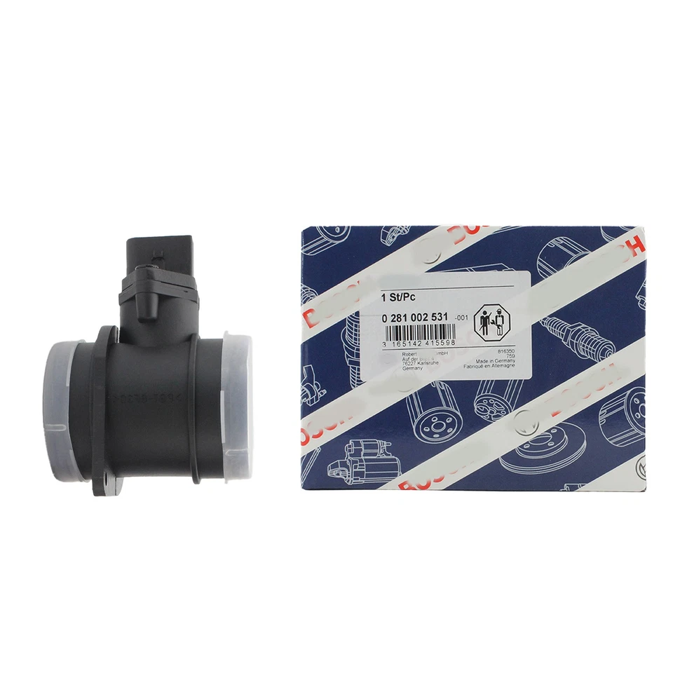 VW Beetle Golf Jetta 1.9L 2004-2006 MAF Mass Air Flow Sensor 0281002531 - Imagem 4 de 4
