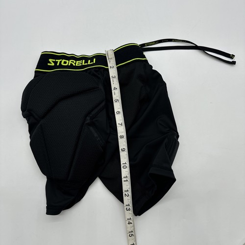 Storelli Soccer Shorts Boys S Black Logo Padded ..#31367 - Picture 7 of 12