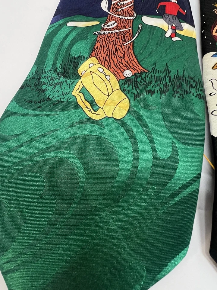 De colección Navidad Santa Golf Sello y Steven Harris Cuello Corbatas Reno Bañera de hidromasaje Foto 2 de 4