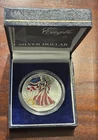 1999 Colorized American Silver Eagle with Box and COA