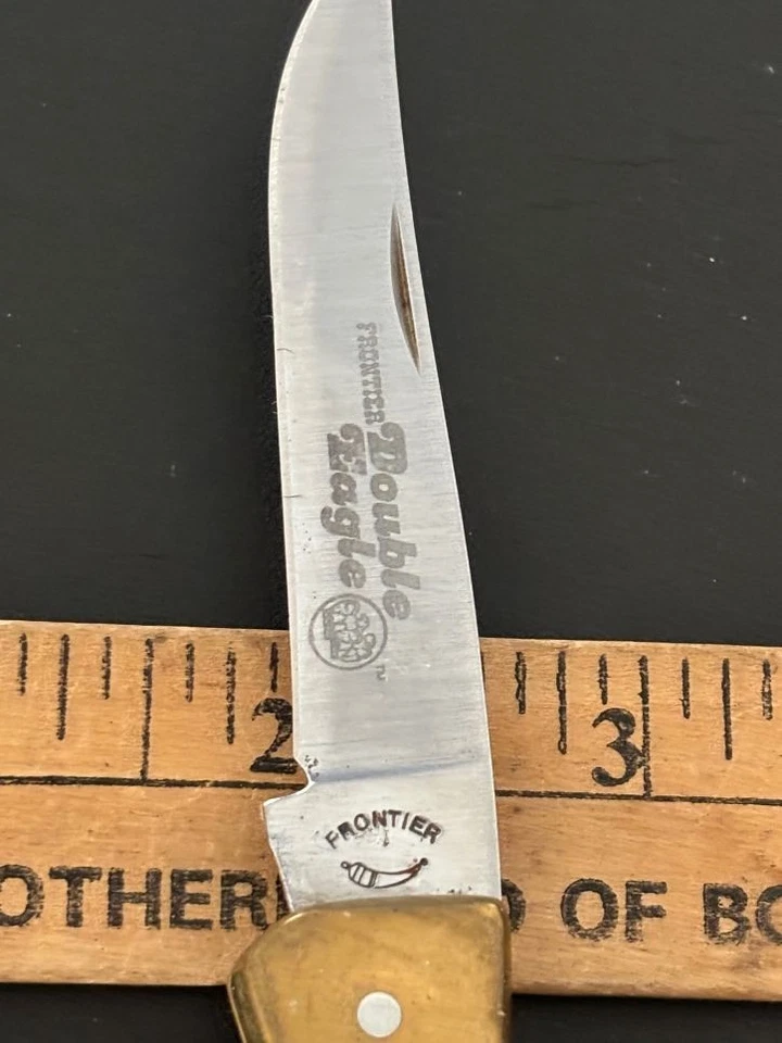 NAVAJA DE BOLSILLO 4515 Frontier Double Eagle EE. UU. Cuchillo de bloqueo de una sola hoja Foto 3 de 3